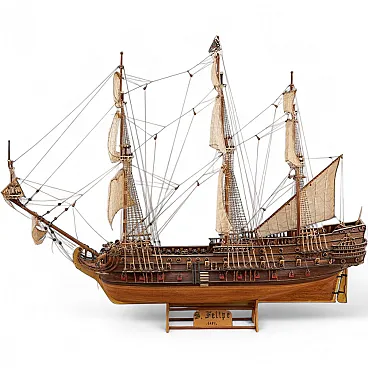 Modello di nave a vela S. Felipe, anni '20