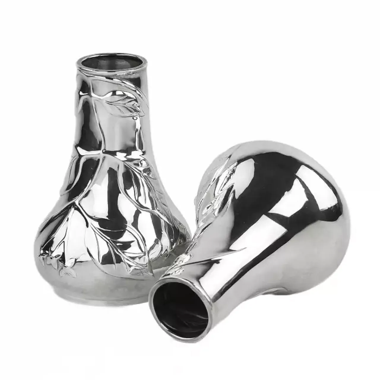 Pair of silver vases by Tiffany & Co., 20th century 5
