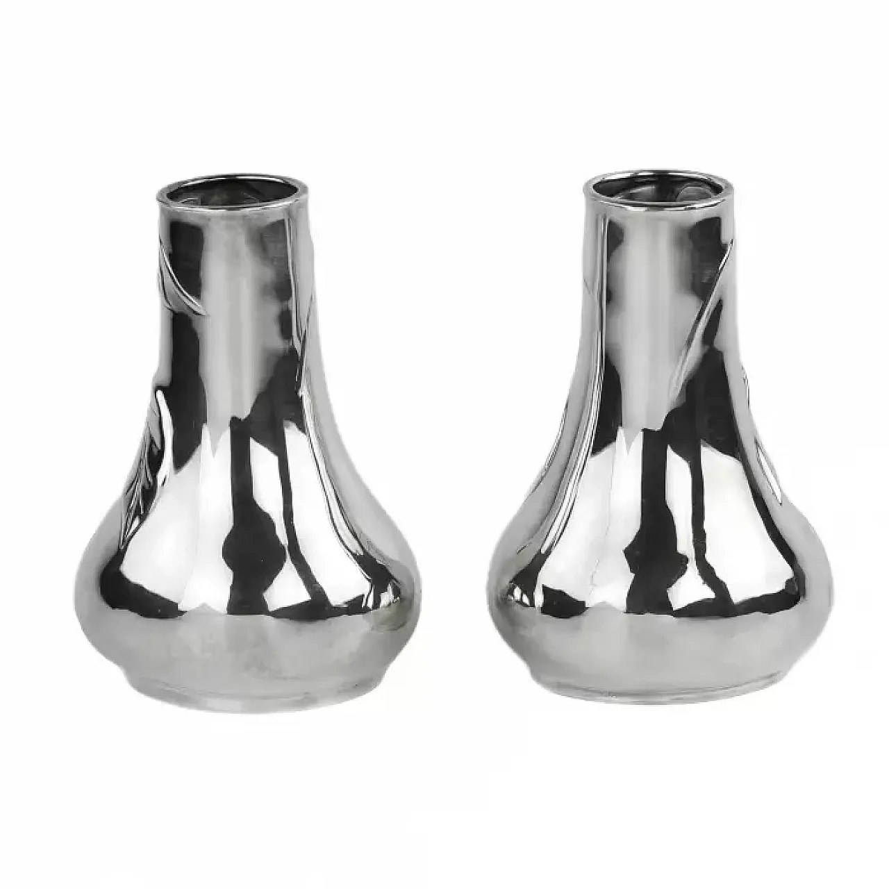 Pair of silver vases by Tiffany & Co., 20th century 6