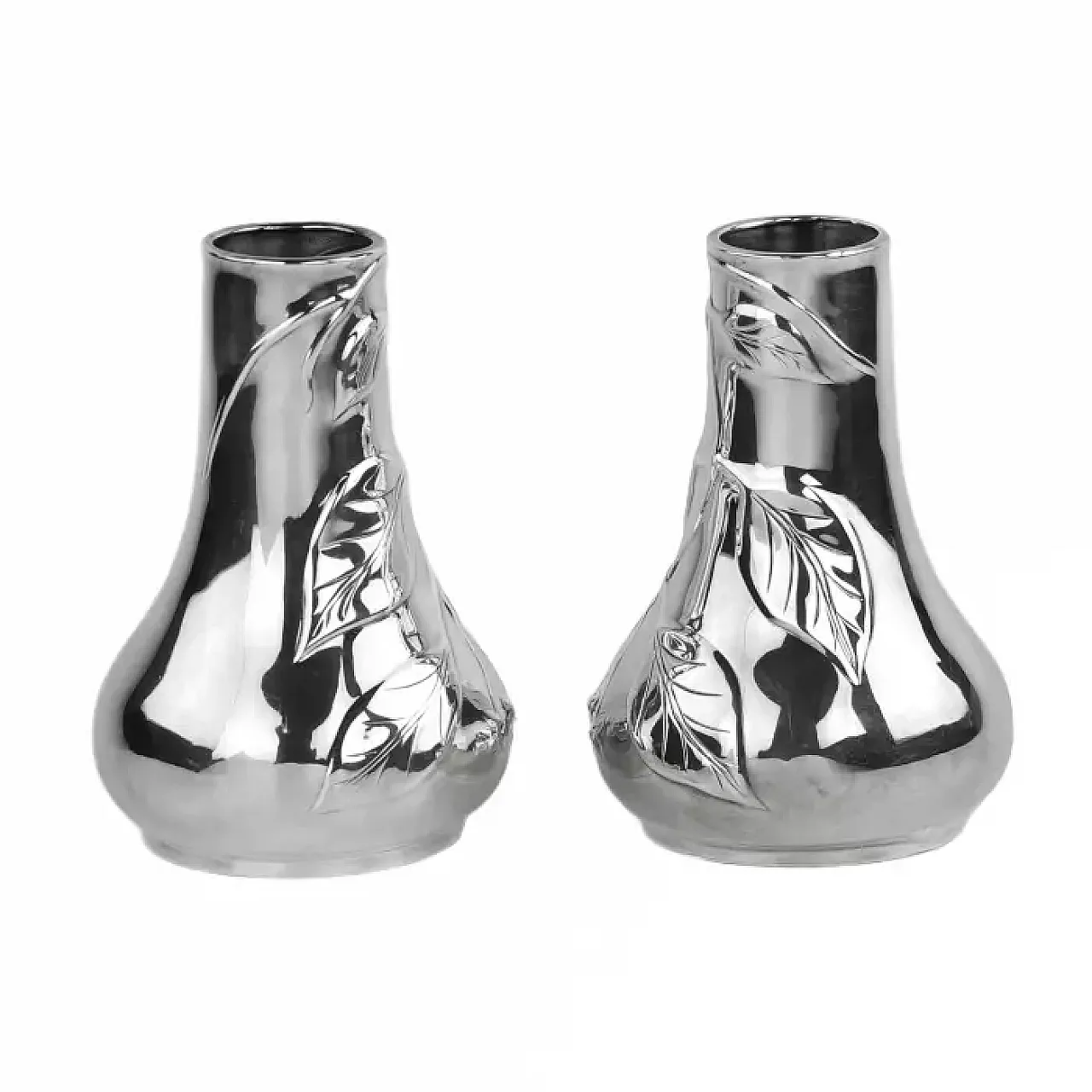 Pair of silver vases by Tiffany & Co., 20th century 7