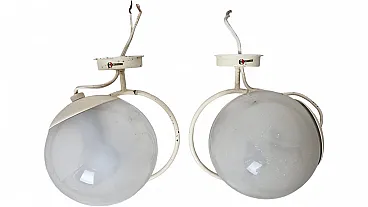 Pair of Model 283/1 wall lamps by Gino Sarfatti for Arteluce, 1960s
