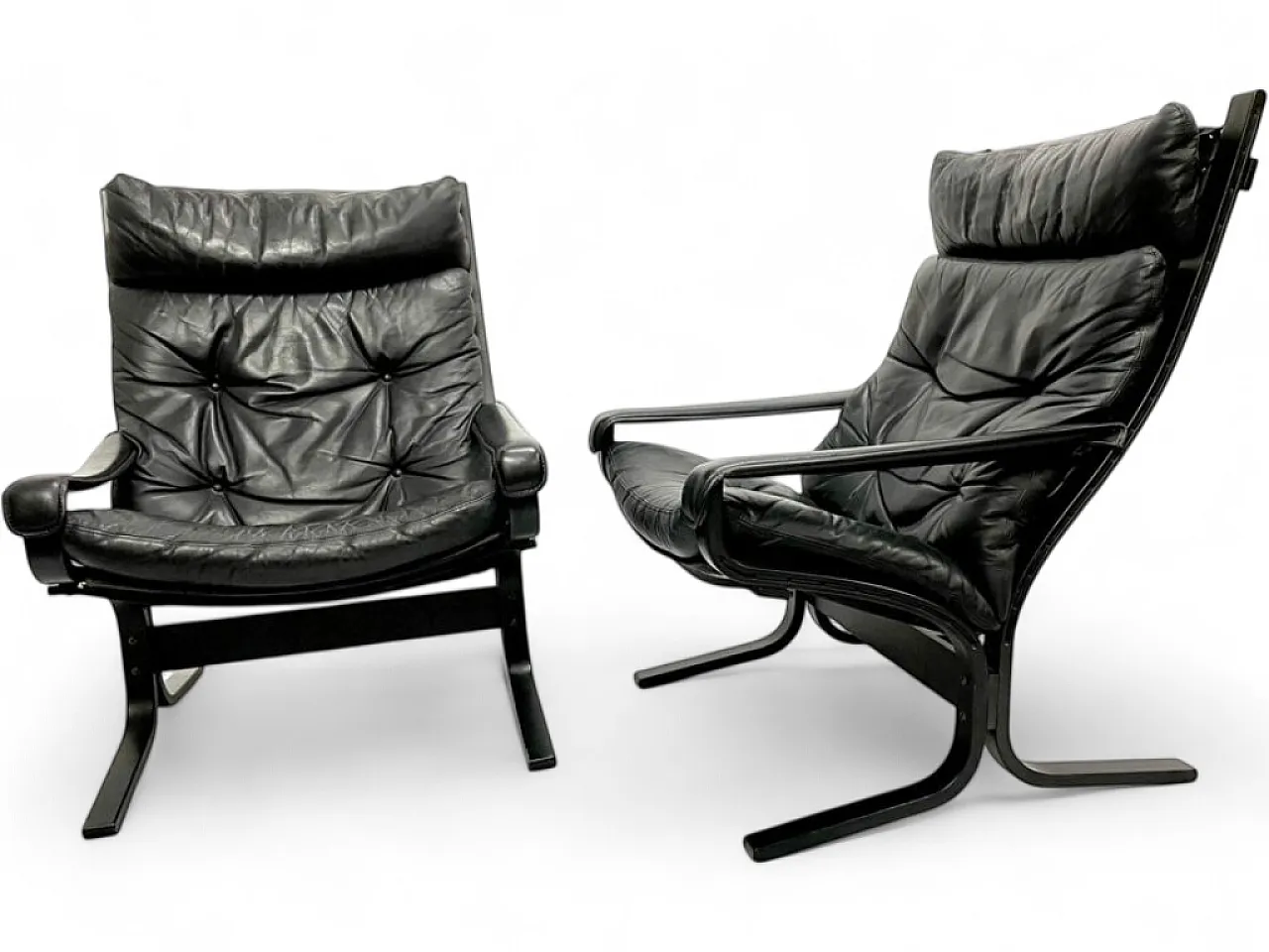 Pair of Siesta armchair by Ingmar Relling for Westnofa, 70s 7