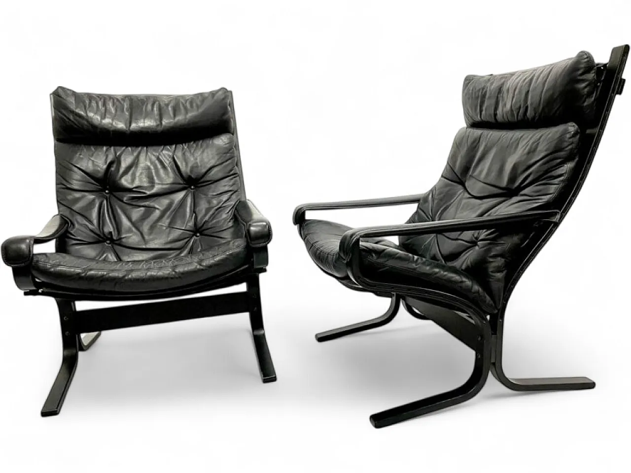 Pair of Siesta armchair by Ingmar Relling for Westnofa, 70s 8