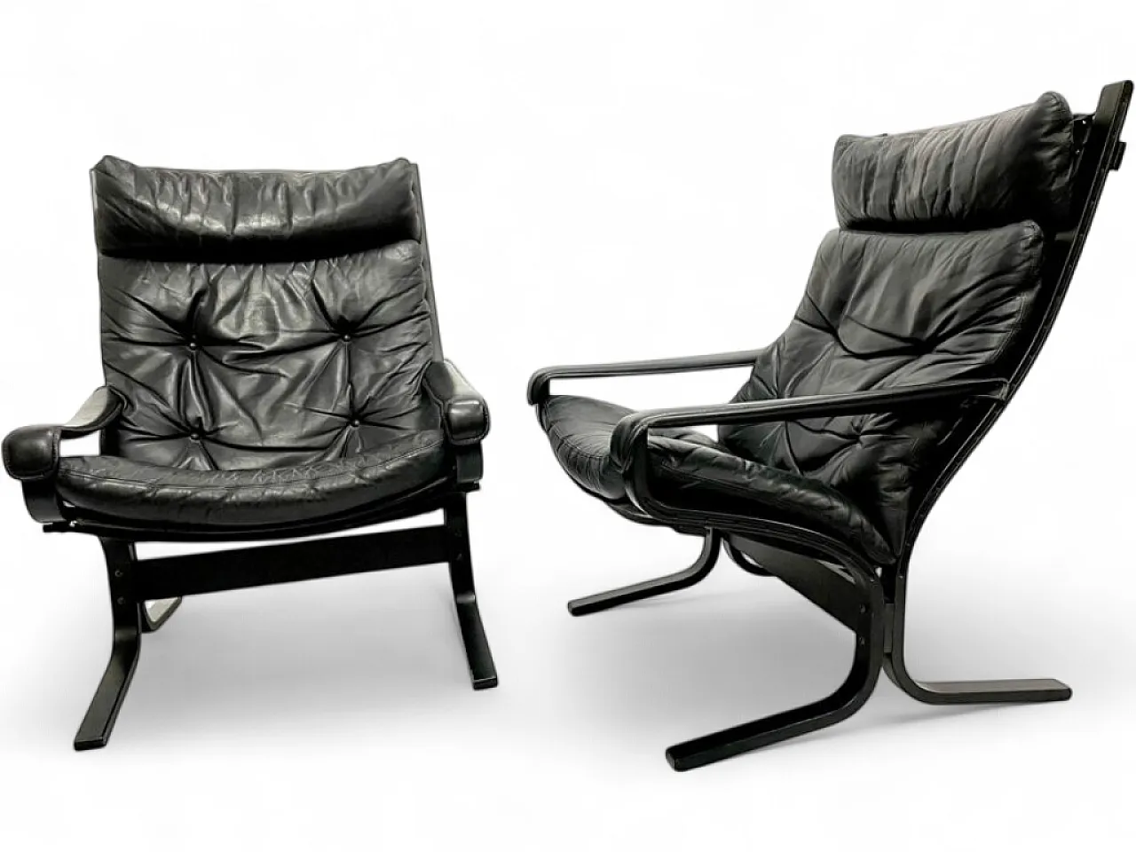 Pair of Siesta armchair by Ingmar Relling for Westnofa, 70s 9
