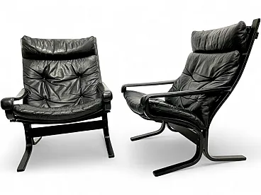 Pair of Siesta armchair by Ingmar Relling for Westnofa, 70s