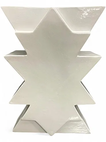 Ilios Vase, ceramic sculpture by Florio Paccagnella, 80s