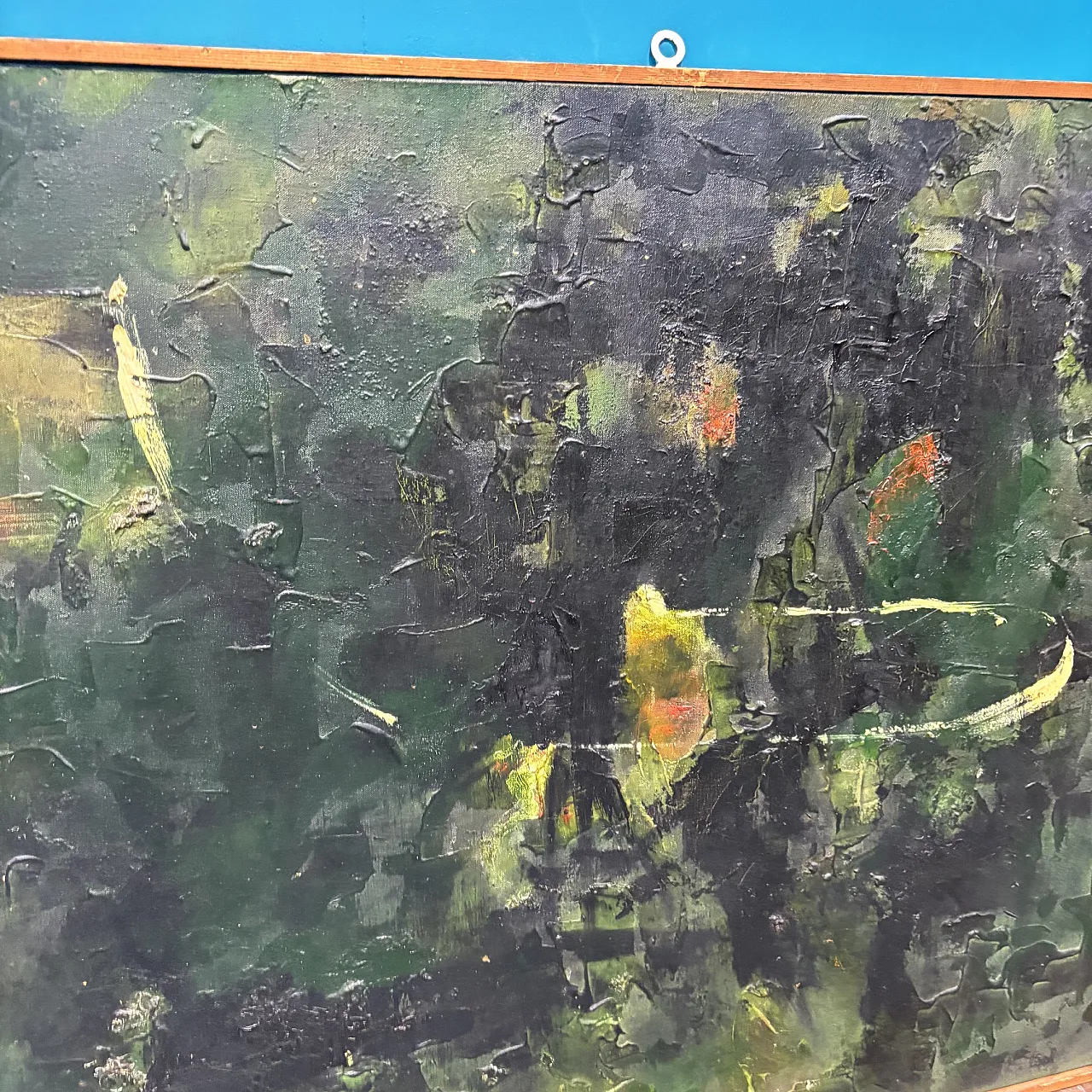 Coppia di dipinti olio su tela opera di  Gaetano Alibrandi 1961 5