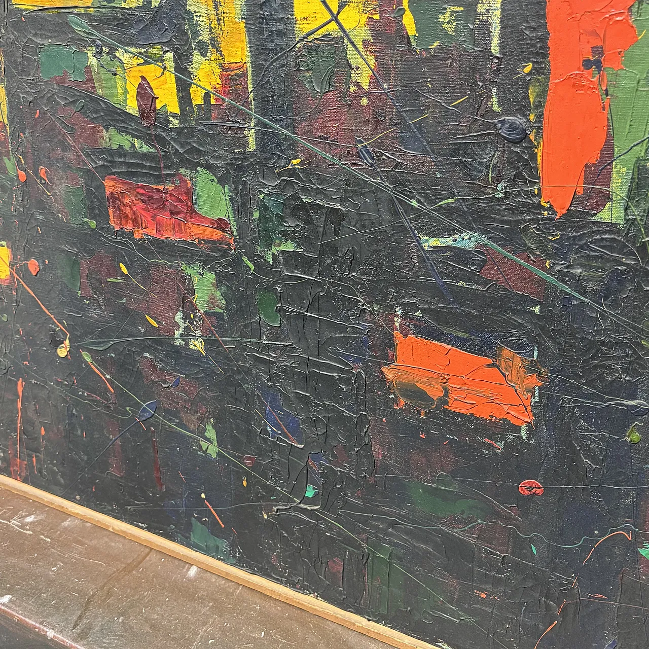 Coppia di dipinti olio su tela opera di  Gaetano Alibrandi 1961 8