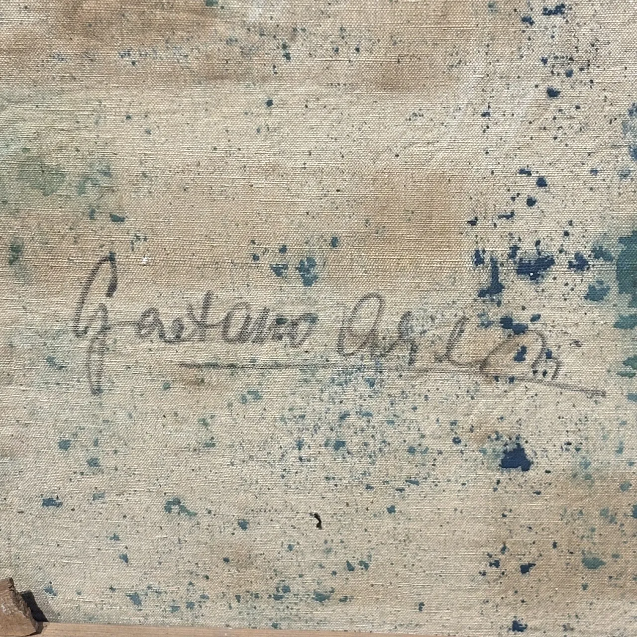 Coppia di dipinti olio su tela opera di  Gaetano Alibrandi 1961 14