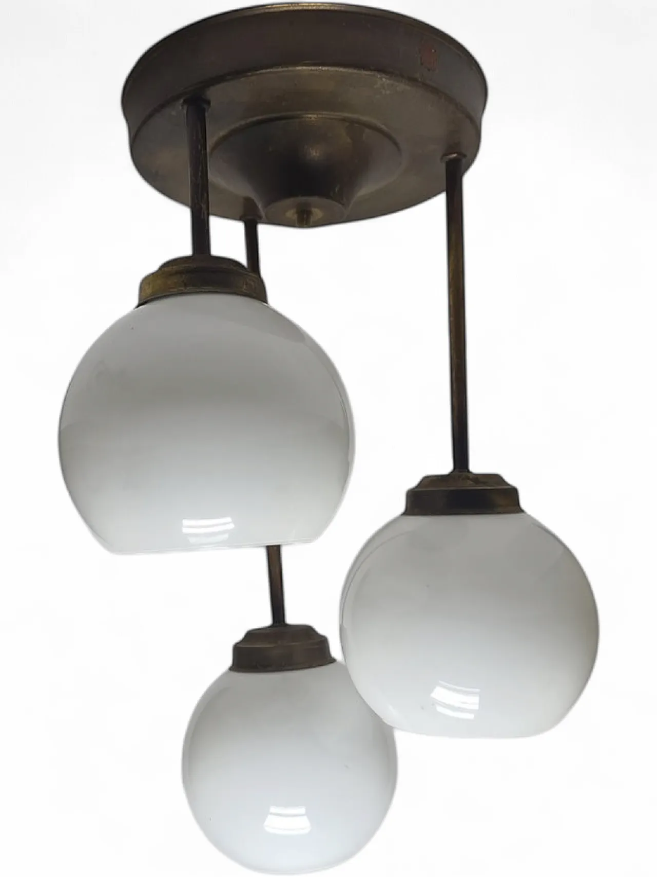 Lampadario Art Nouveau, Polonia, anni '70 13