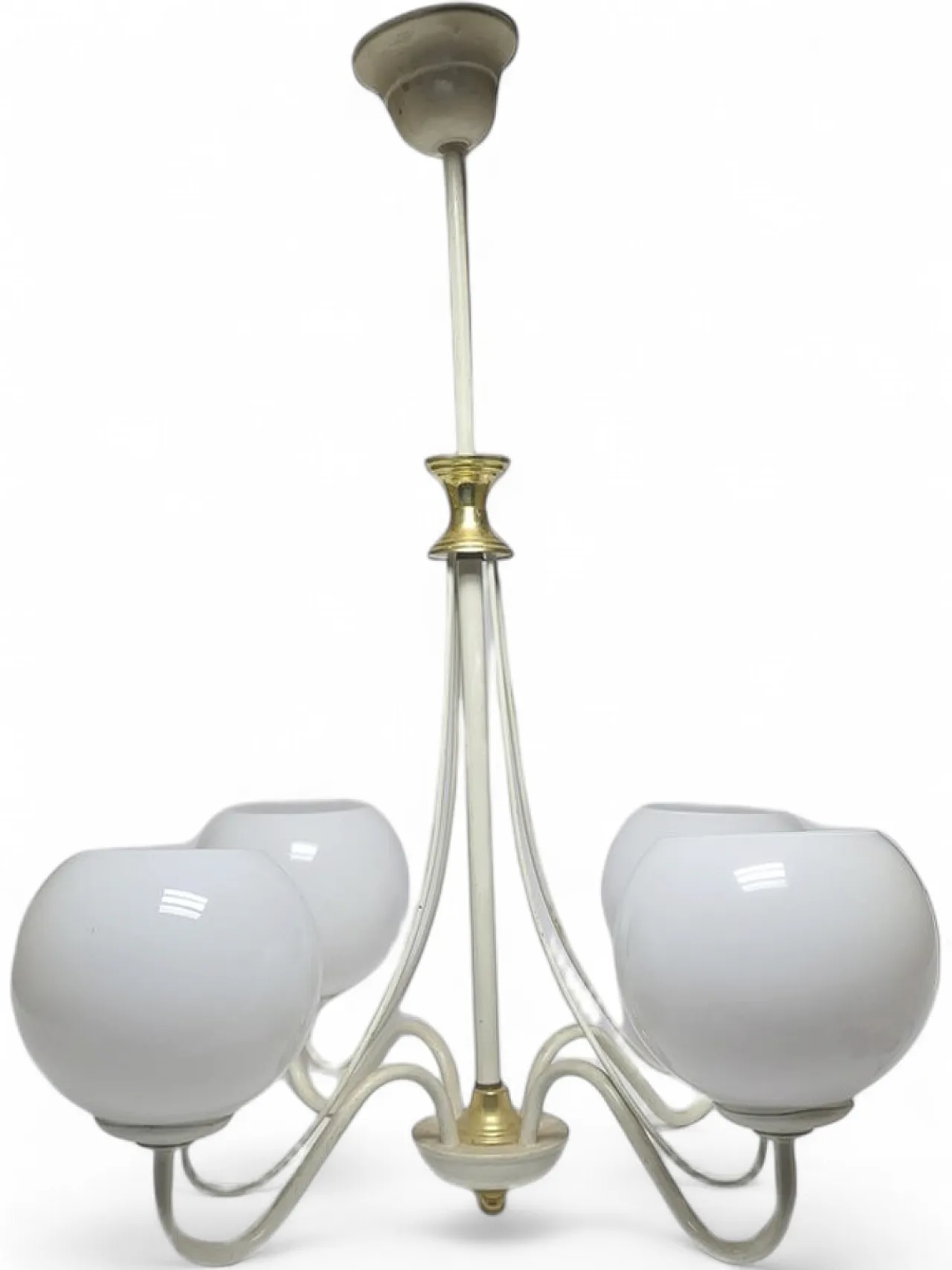 Lampadario Art Nouveau, Polonia, anni '70 10