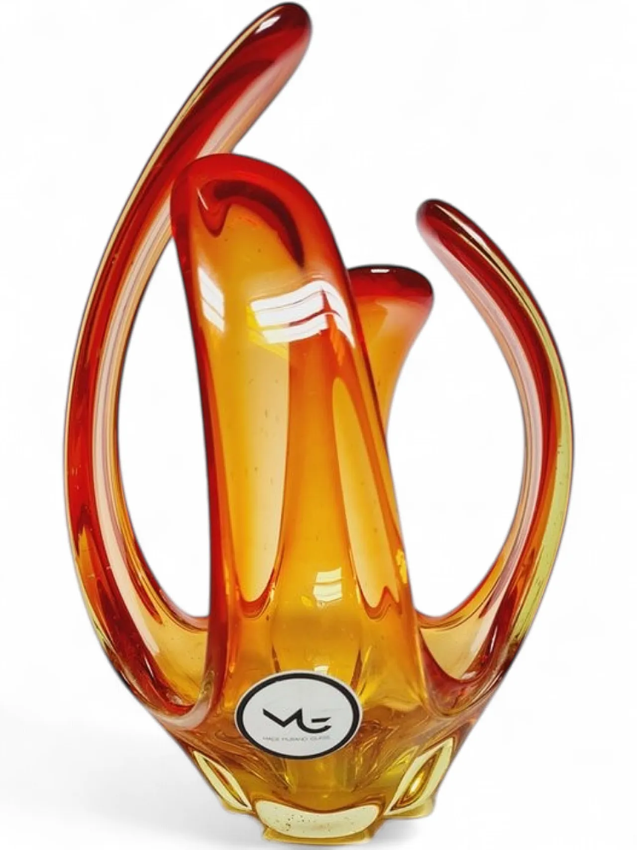 Forma decorativa in vetro di Murano, Italia, anni '60 24