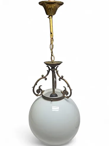 Lampada a sospensione vintage, Polonia, anni '60