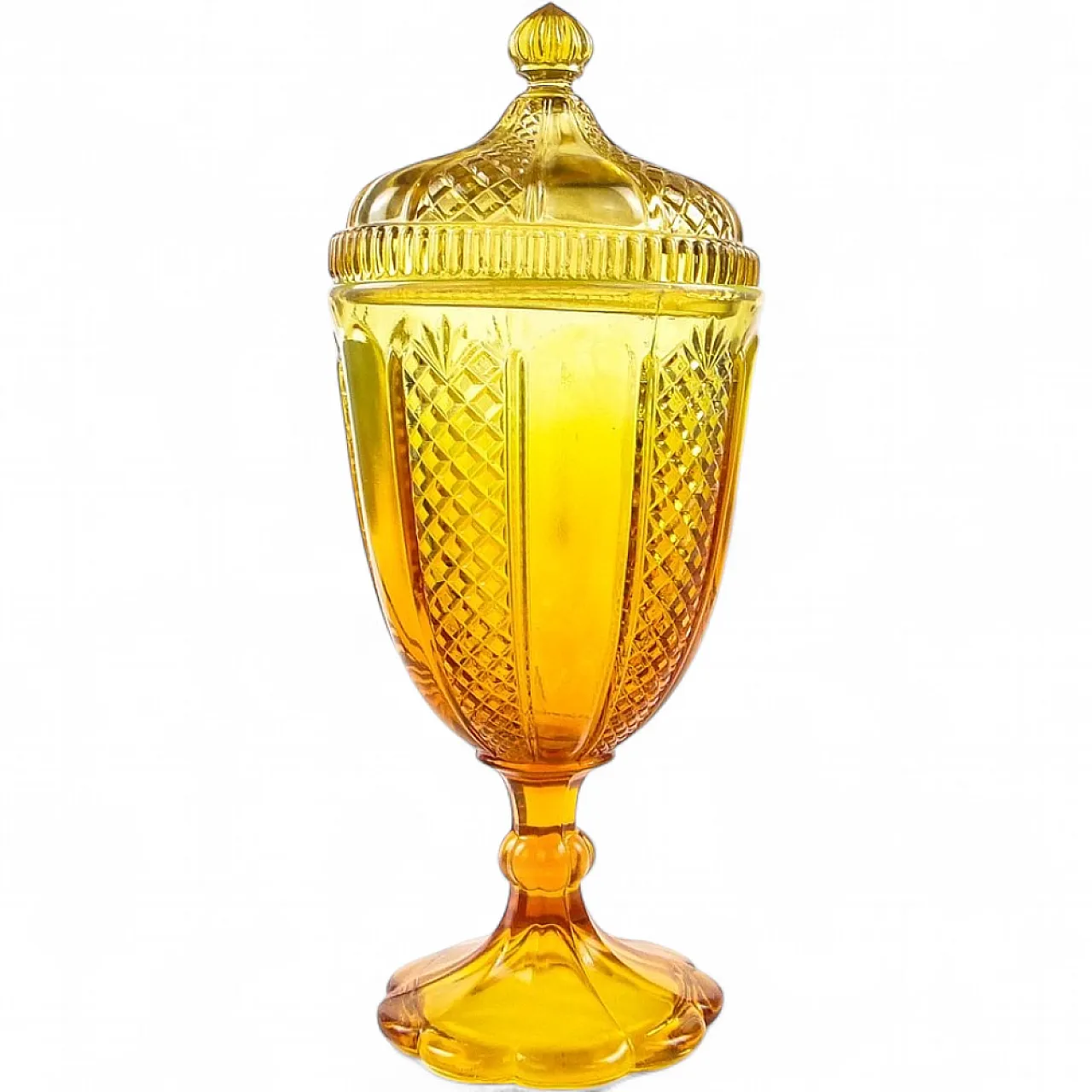 Polish Candyer from Ząbkowice Glasswork, Poland, 1950s 14