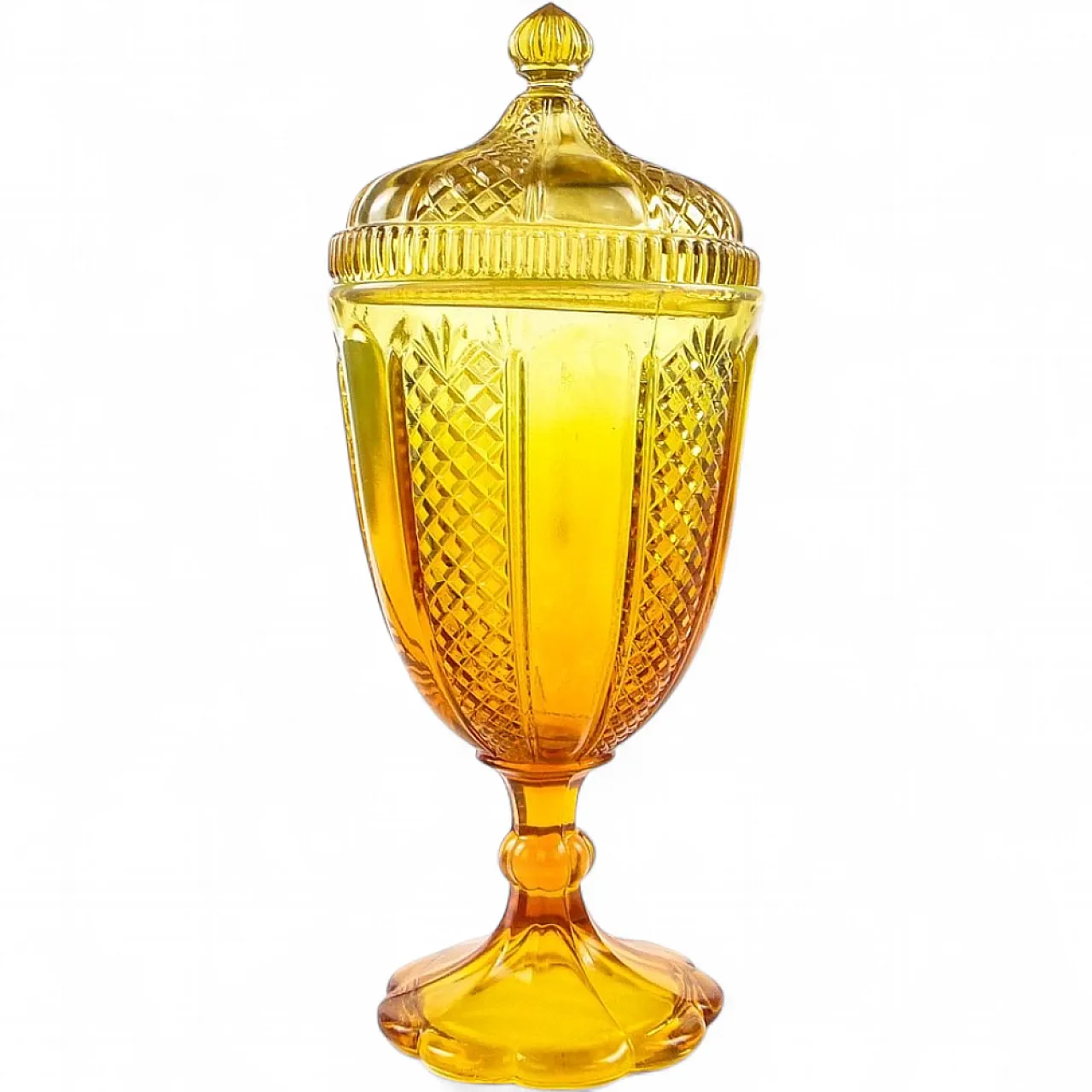 Polish Candyer from Ząbkowice Glasswork, Poland, 1950s 15