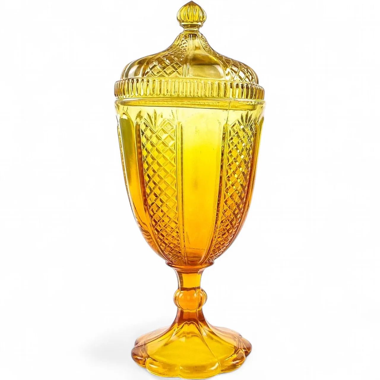 Polish Candyer from Ząbkowice Glasswork, Poland, 1950s 16