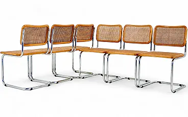 Dining Chairs Style B32 by Marcel Breuer, Set of 6