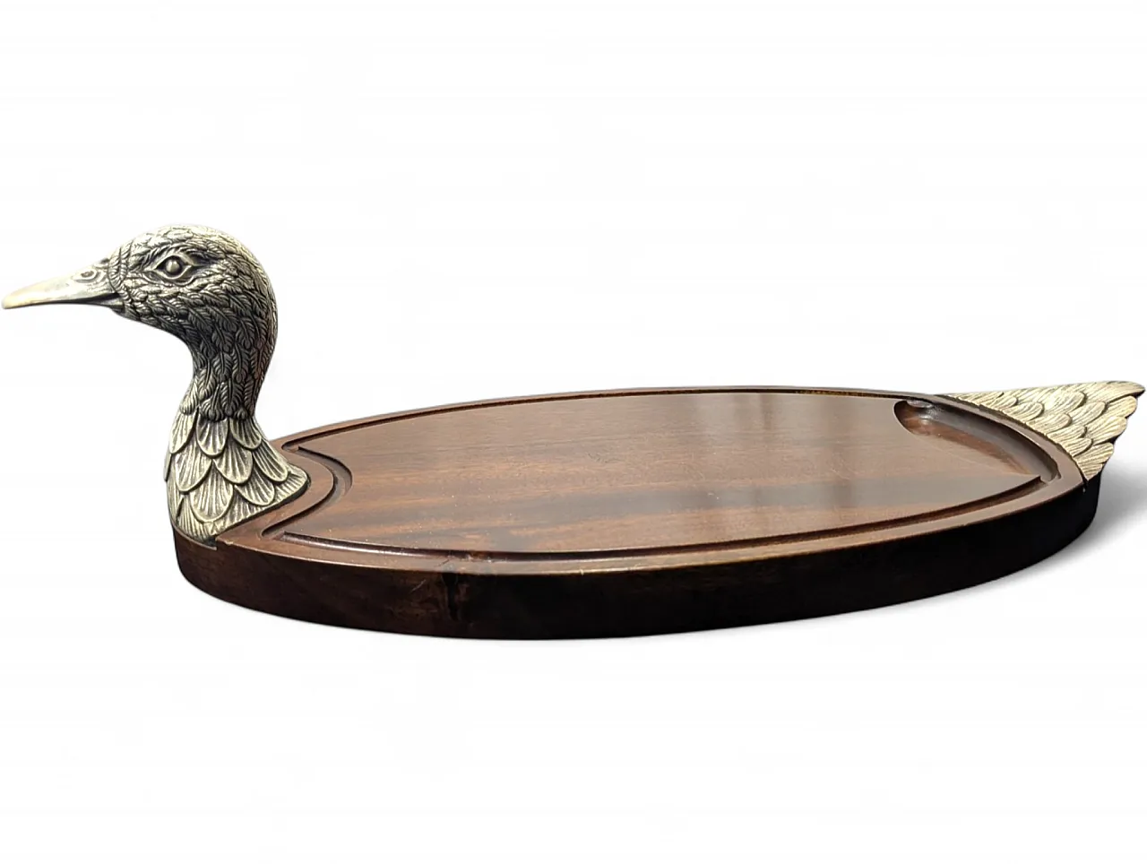 Techini Firenze Handmade Duck-Shaped Cutting Board , 70s 10