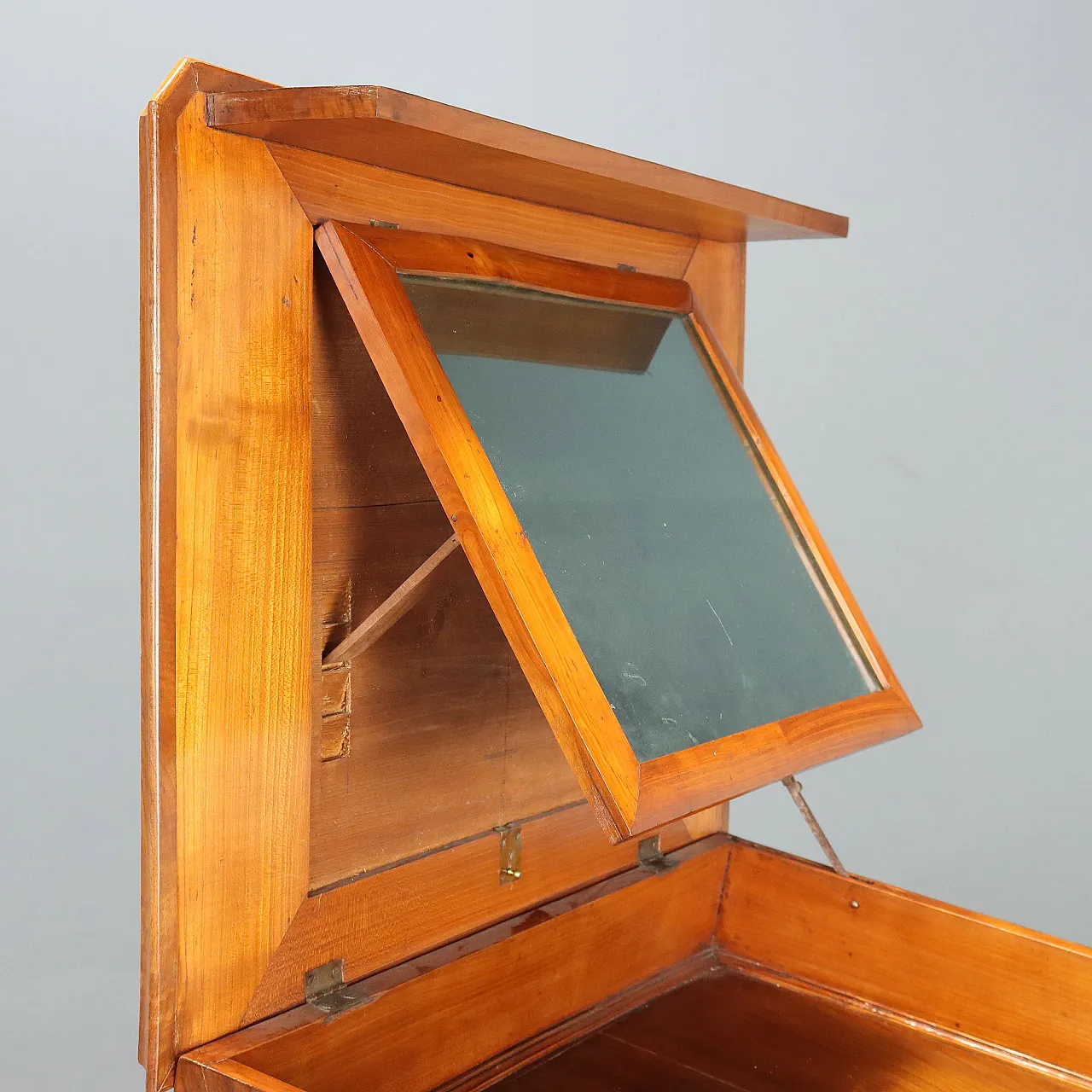 Louis Philippe dressing table in walnut and cherry, 19th century 5