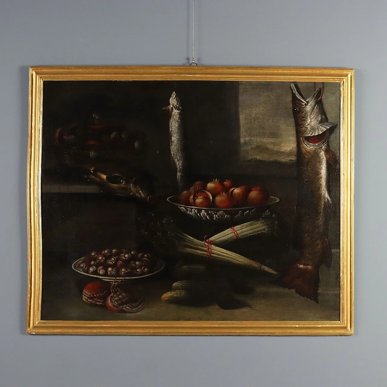 Still Life with Fish, Snails, Mushrooms and Other Plants, 17th century 1