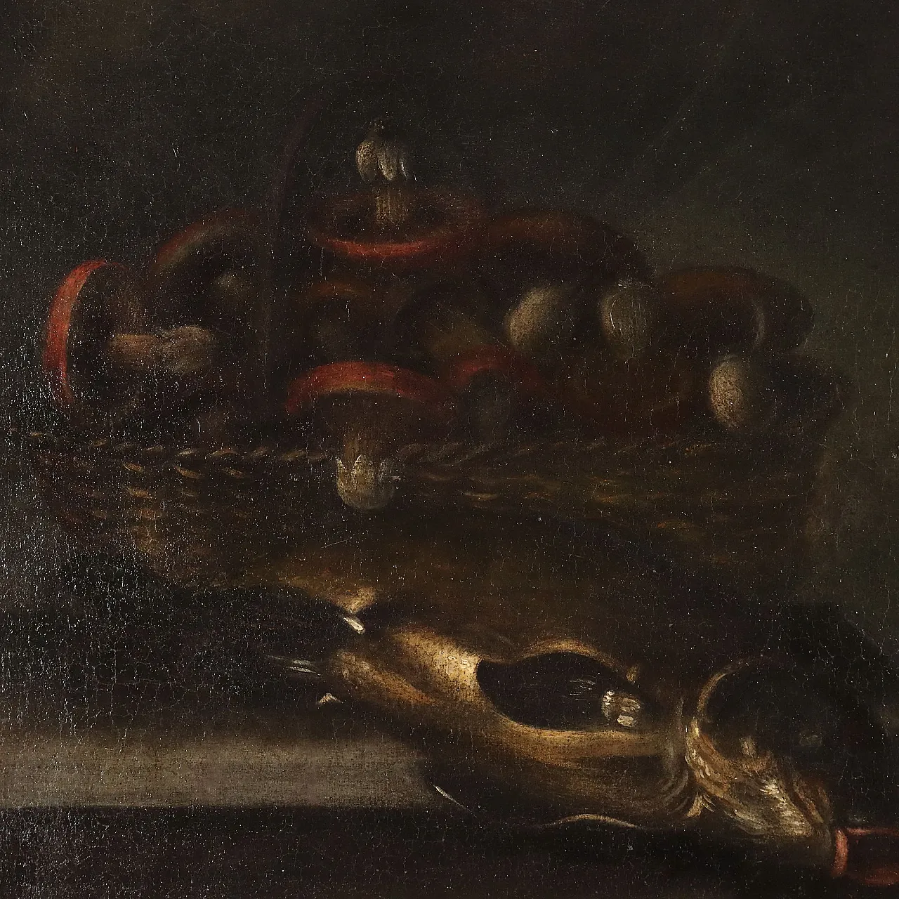 Still Life with Fish, Snails, Mushrooms and Other Plants, 17th century 4
