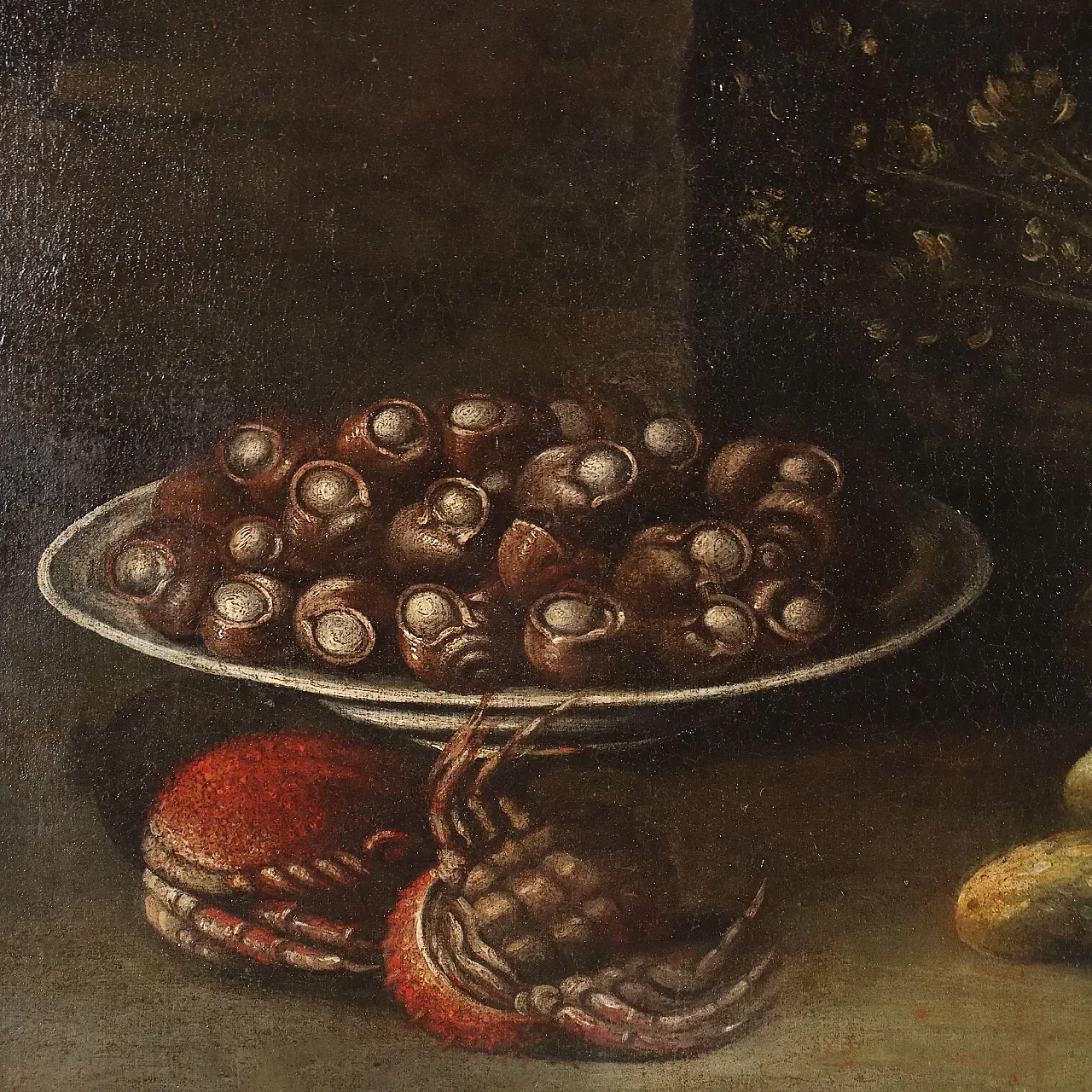 Still Life with Fish, Snails, Mushrooms and Other Plants, 17th century 5