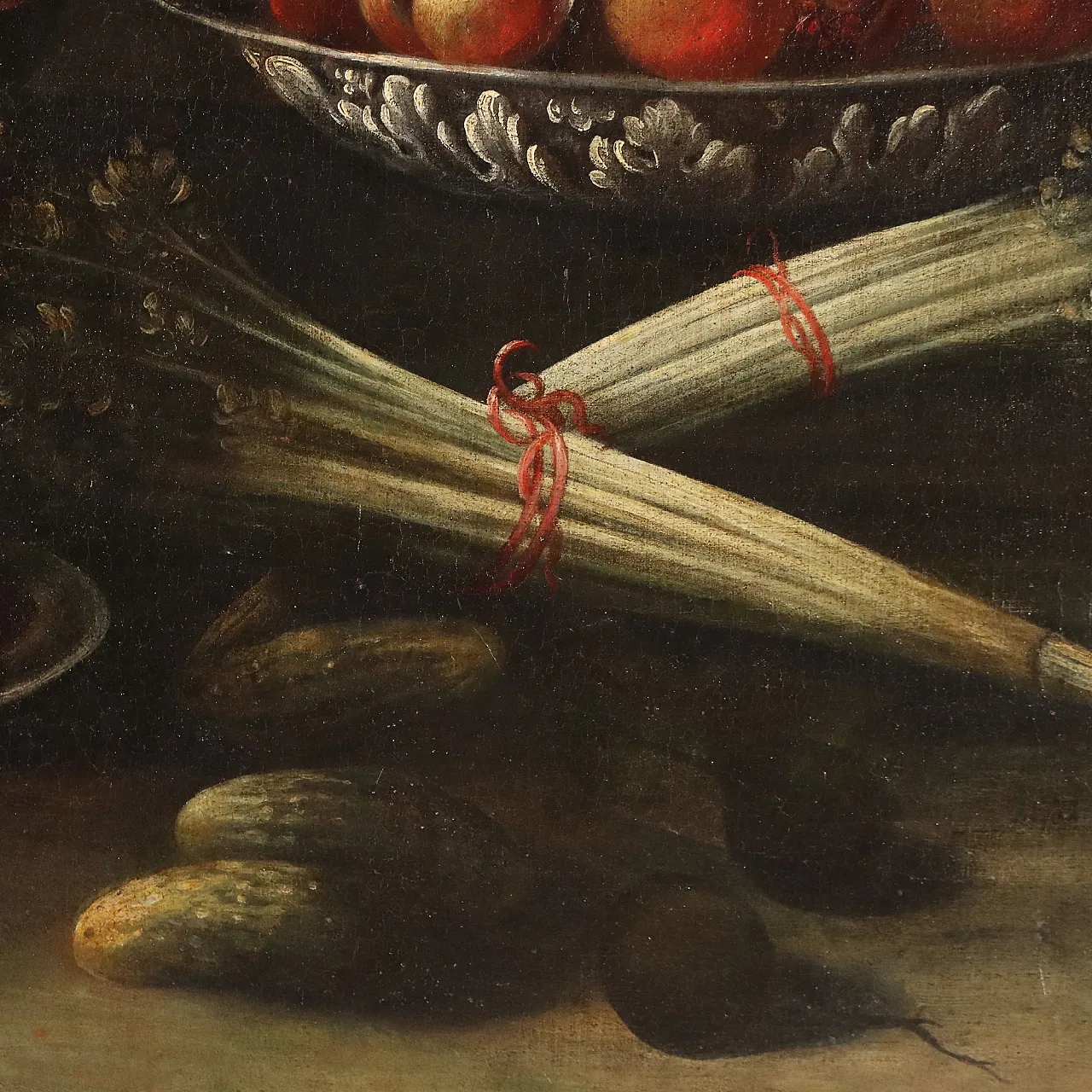 Still Life with Fish, Snails, Mushrooms and Other Plants, 17th century 6