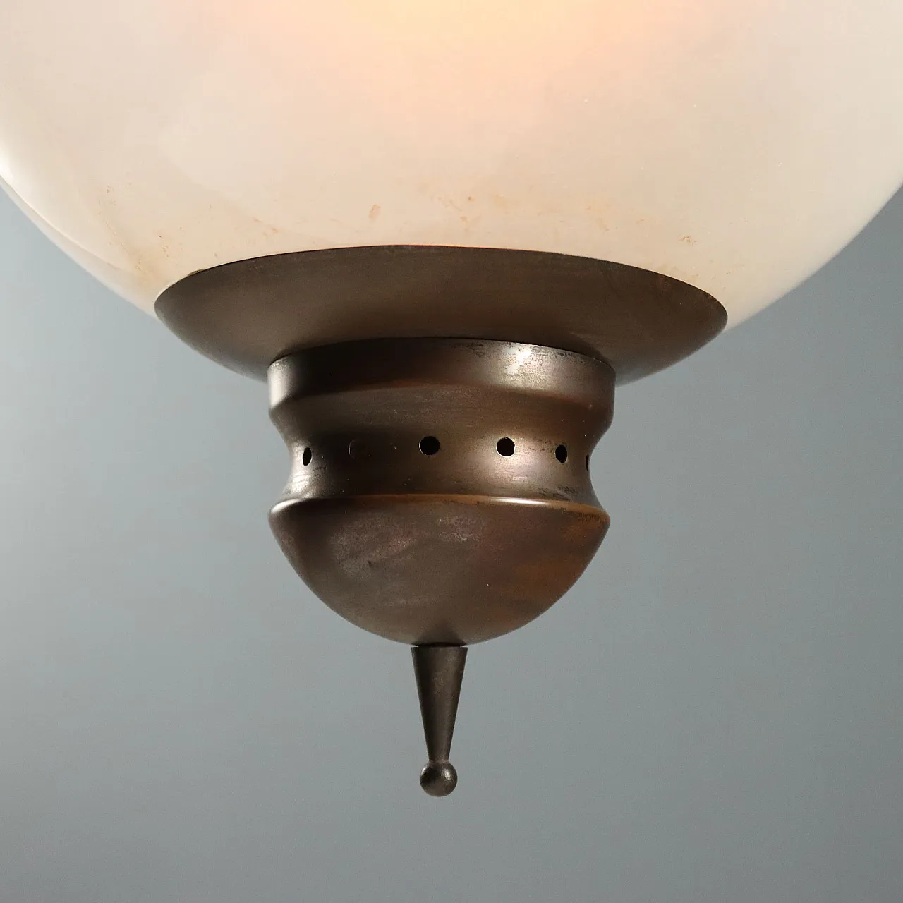 Brass pendant lamp, 1960s 4