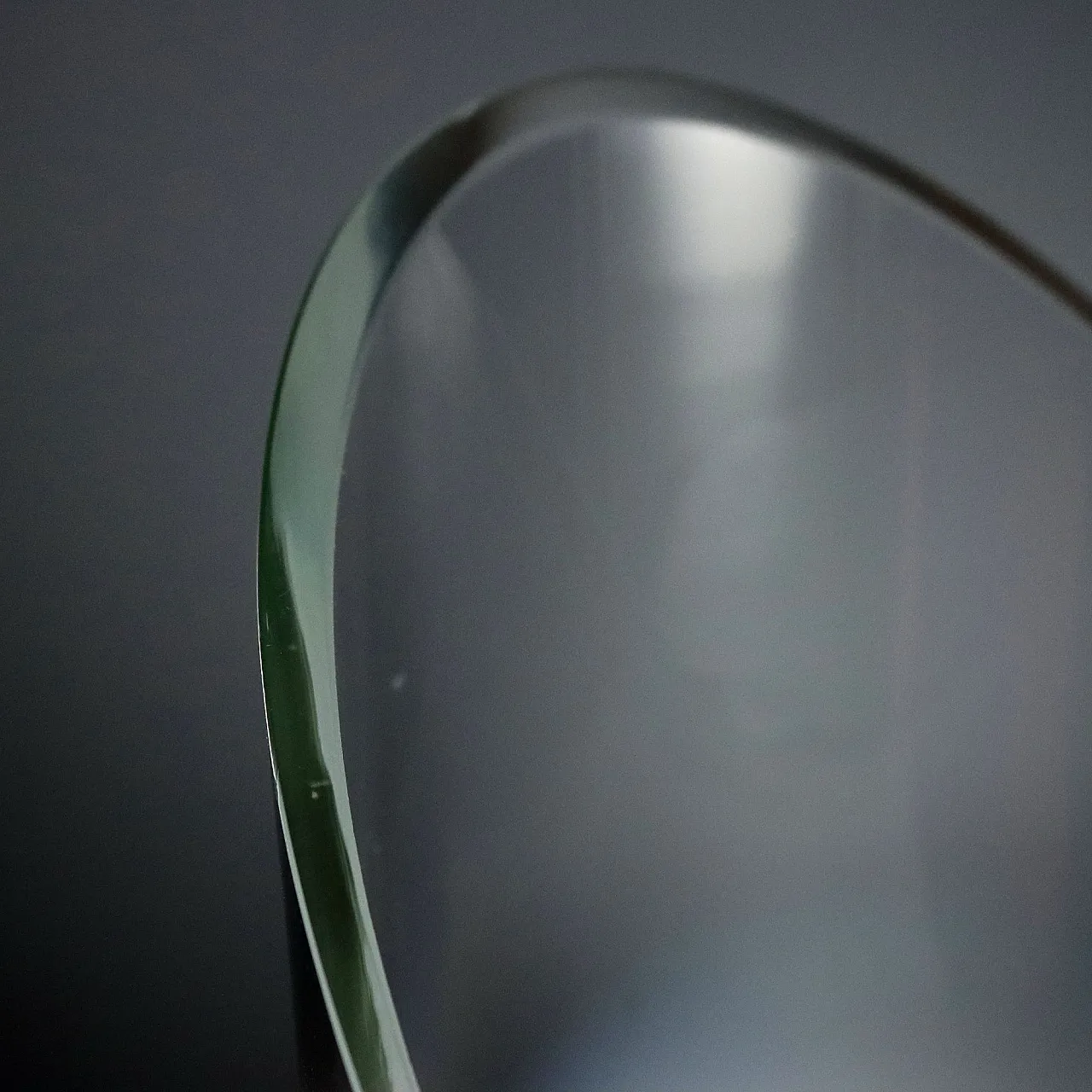 Satin glass table lamp, 1970s 8