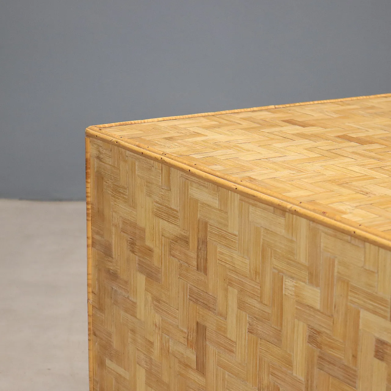 Wooden geometric coffee table, 1970s 5