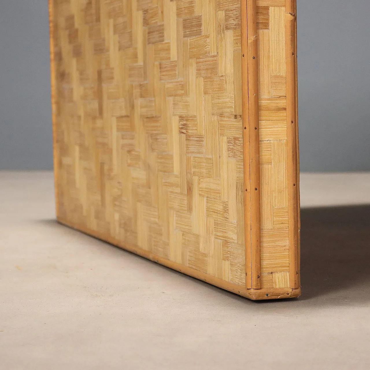 Wooden geometric coffee table, 1970s 6