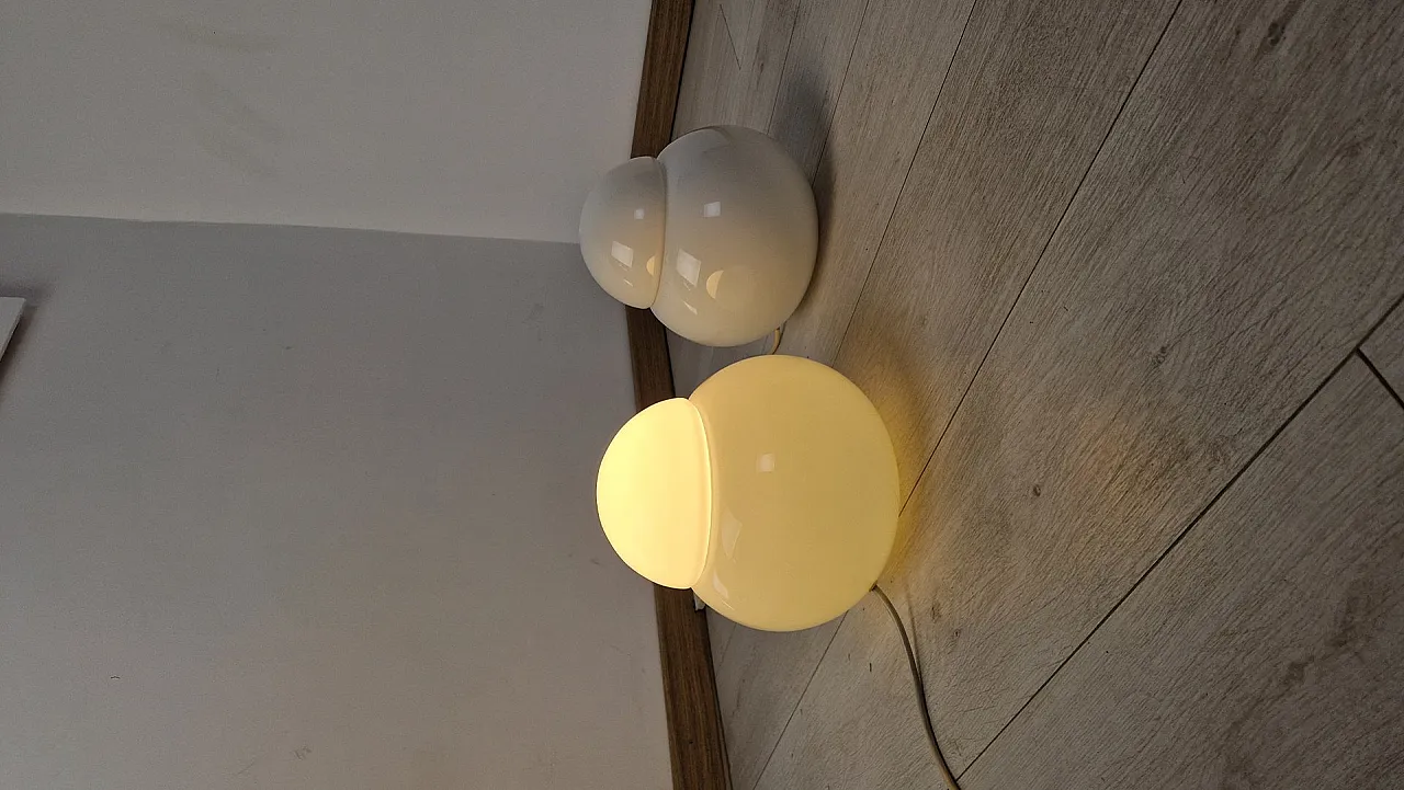 Coppia di lampade Daruma di Sergio Asti per Fontana Arte, anni '70 2