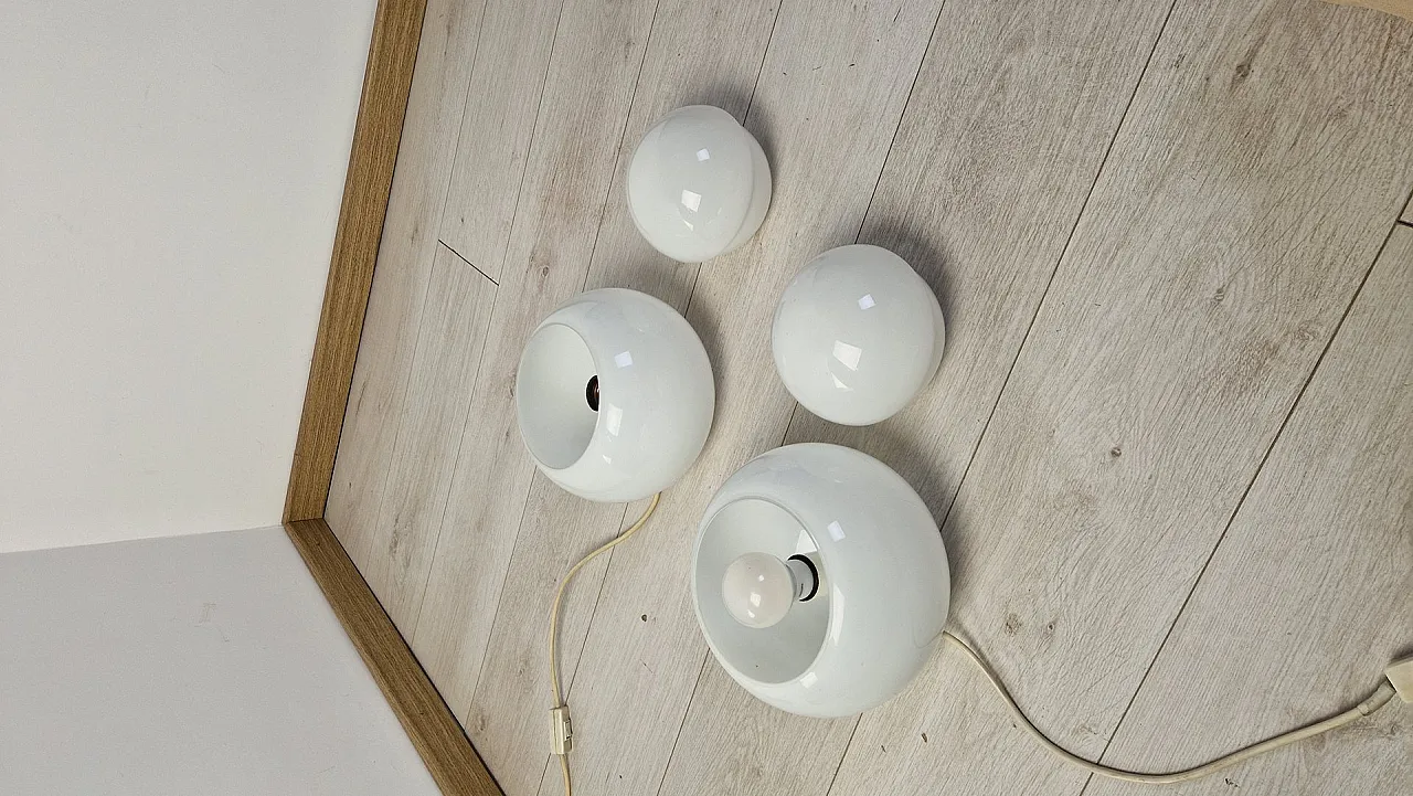Coppia di lampade Daruma di Sergio Asti per Fontana Arte, anni '70 3