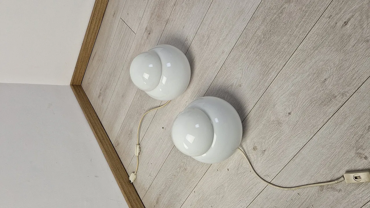 Coppia di lampade Daruma di Sergio Asti per Fontana Arte, anni '70 13