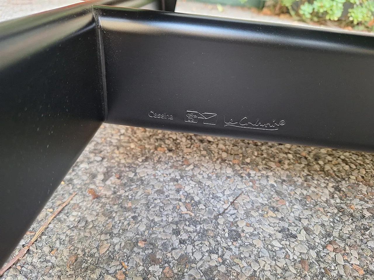 Chaise longue LC4 in cavallino nero di Le Corbusier per Cassina, anni '70 4