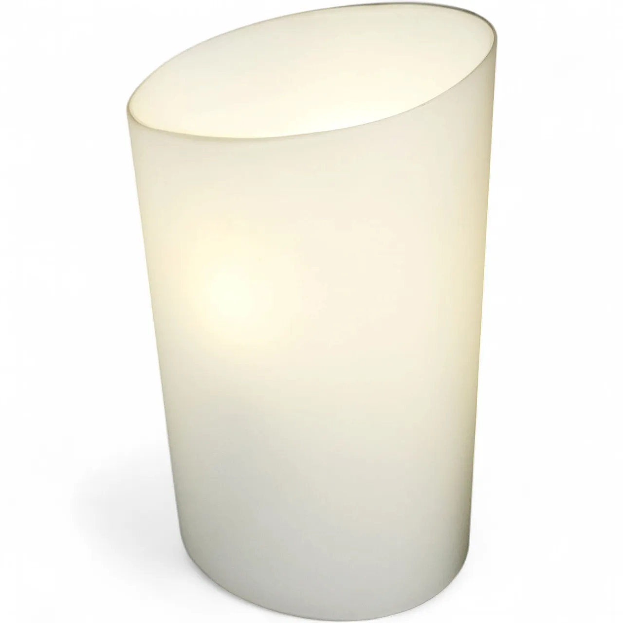Opal glass wall lamp, 1980s 9