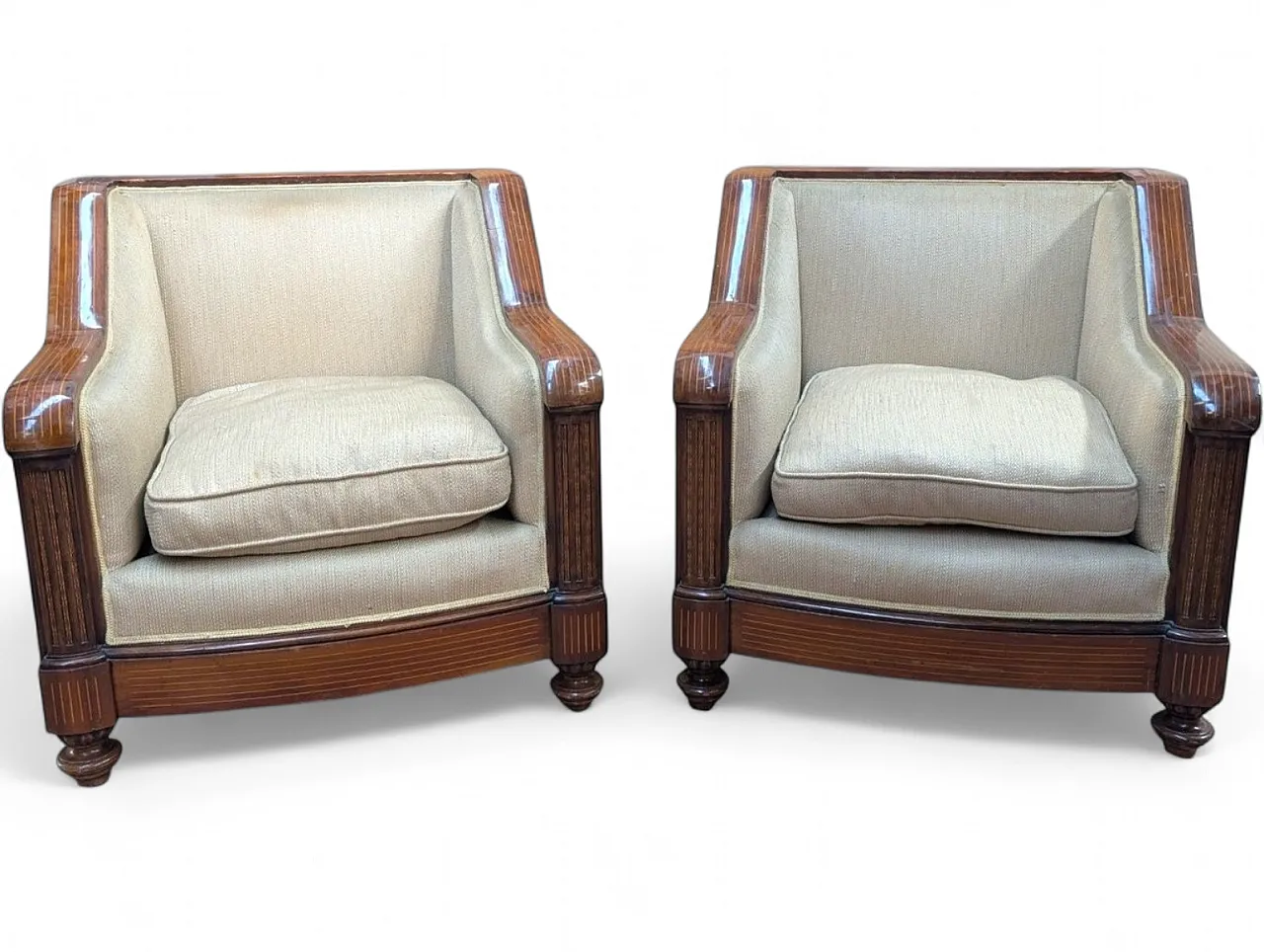 Pair of Art Deco armchairs, 1930s 9