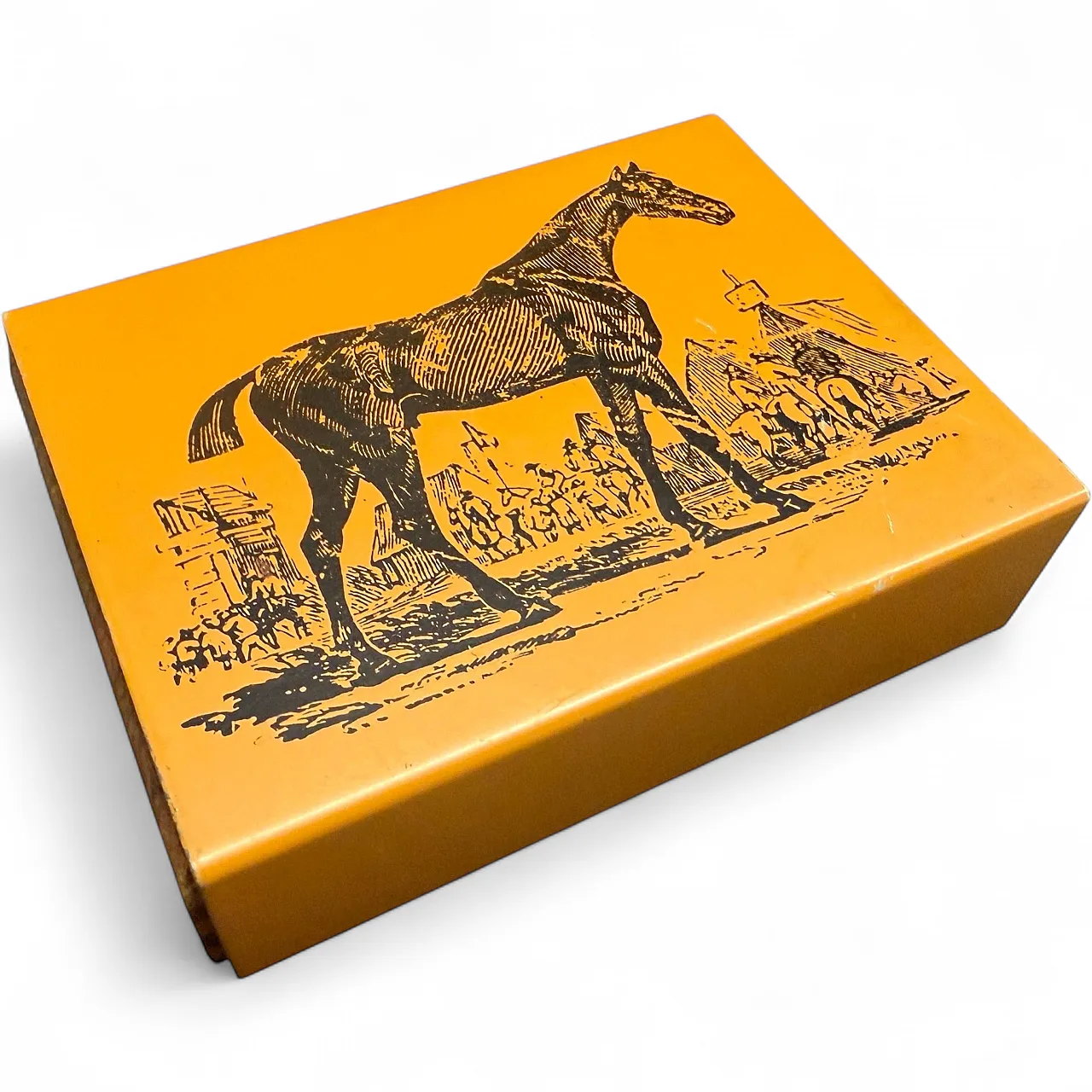 Mid-Century Modern metal and wood box, 1960s 10