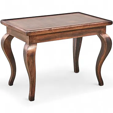 Table with metallic copper effect, 20th century