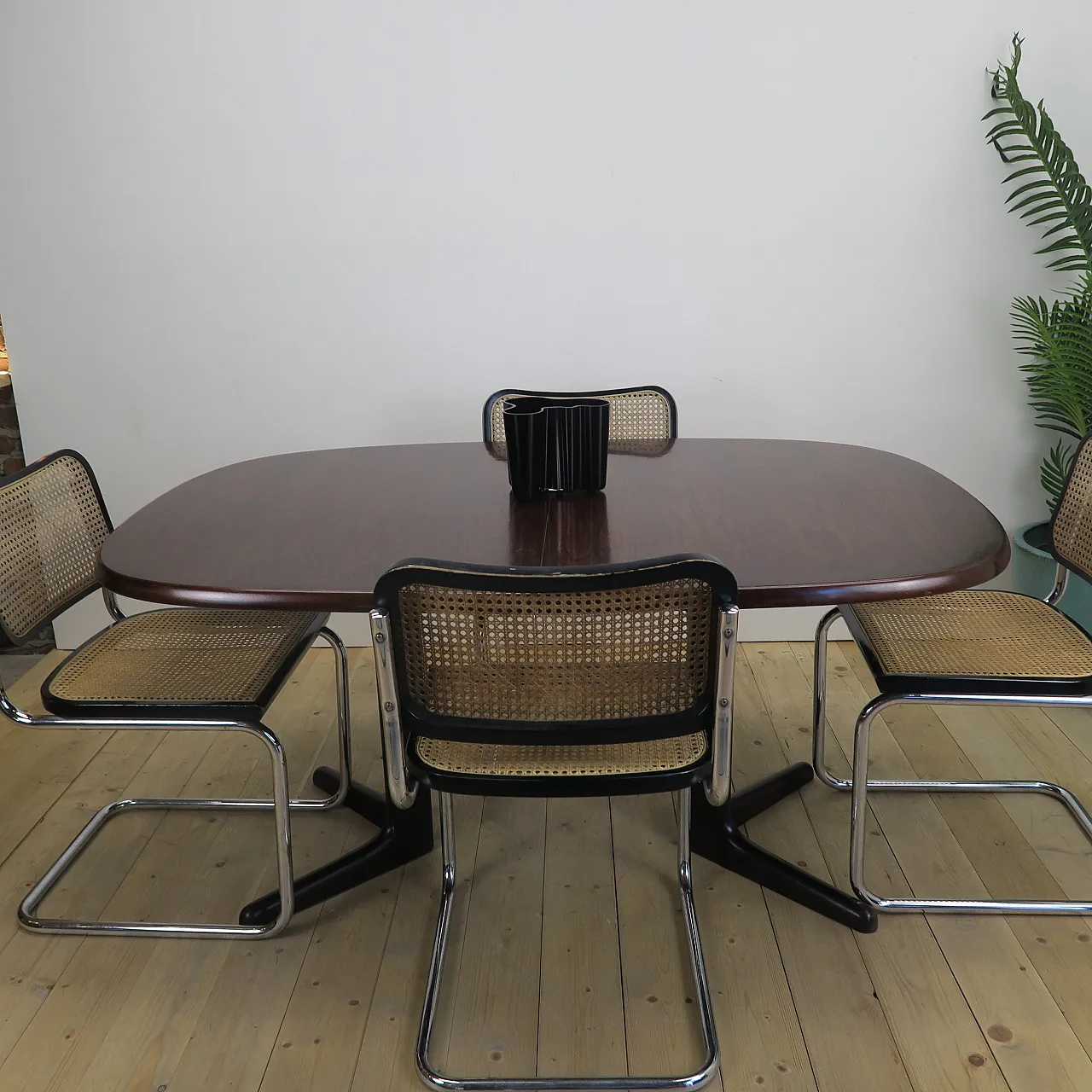 Mid-Century rosewood extendable table, 1960s 8