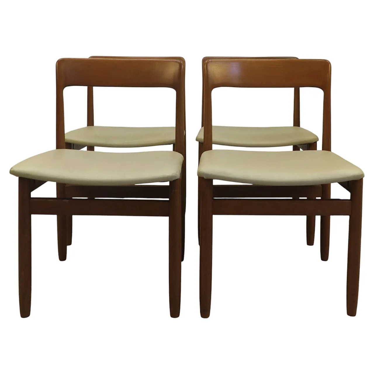 8  teak chairs, 1960s 1