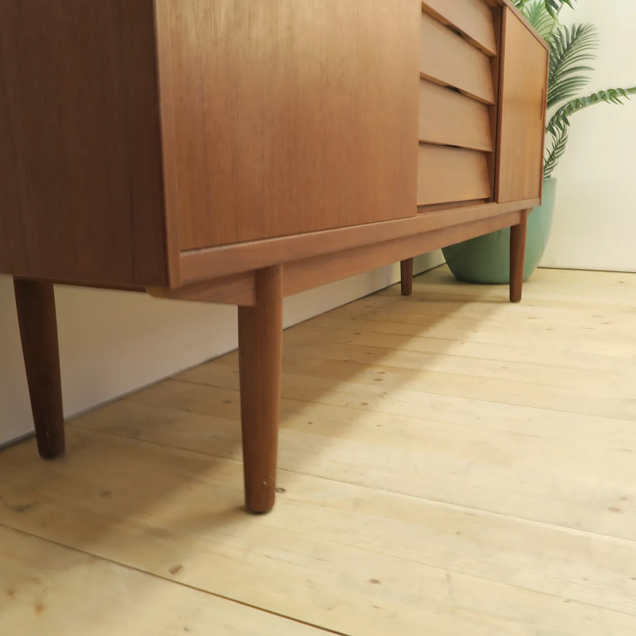 Sideboard Trio by Nils Jonsson for Troeds in teak, 1960s 10