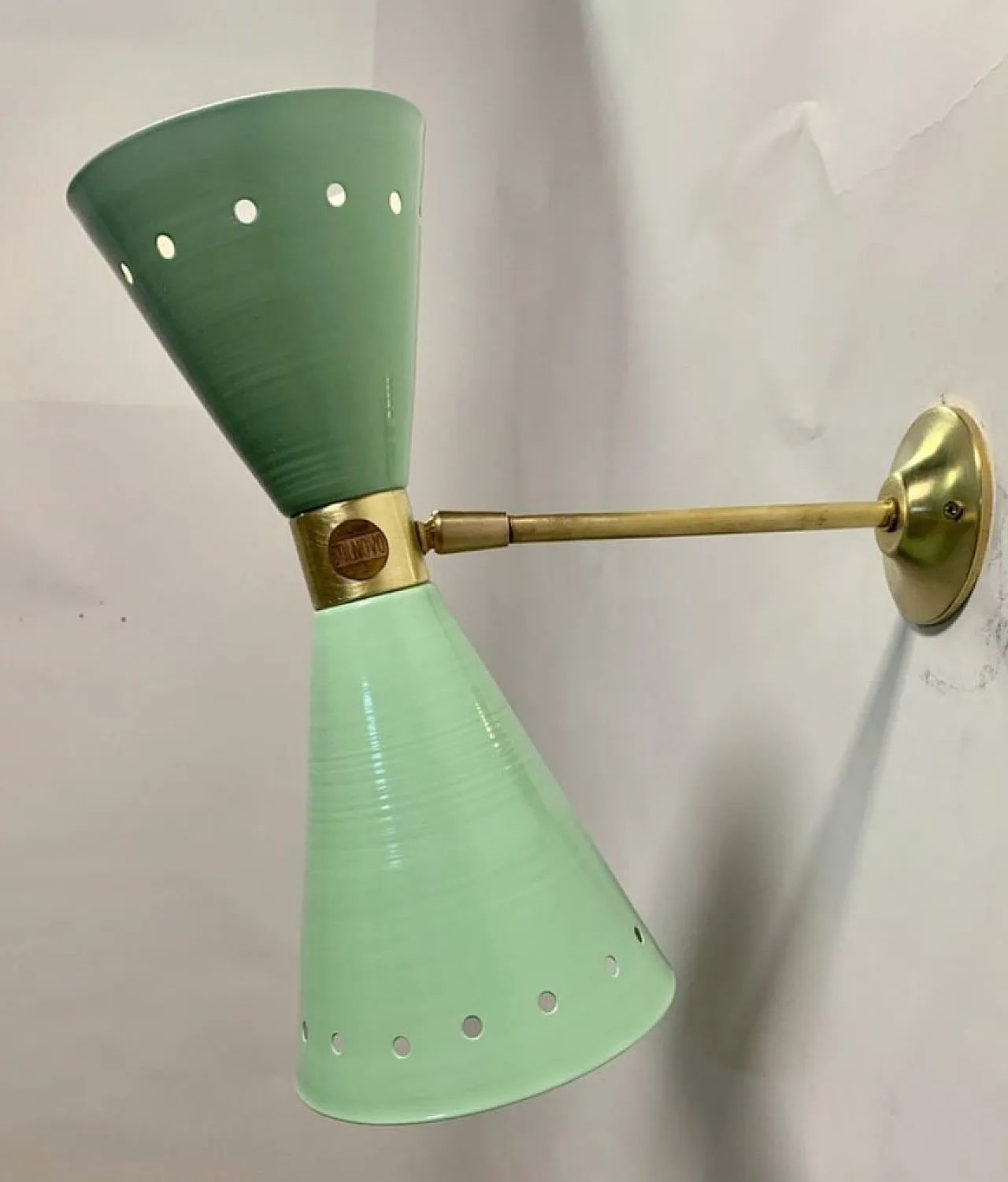 Lampada da parete modello di Stilnovo, anni '50 1