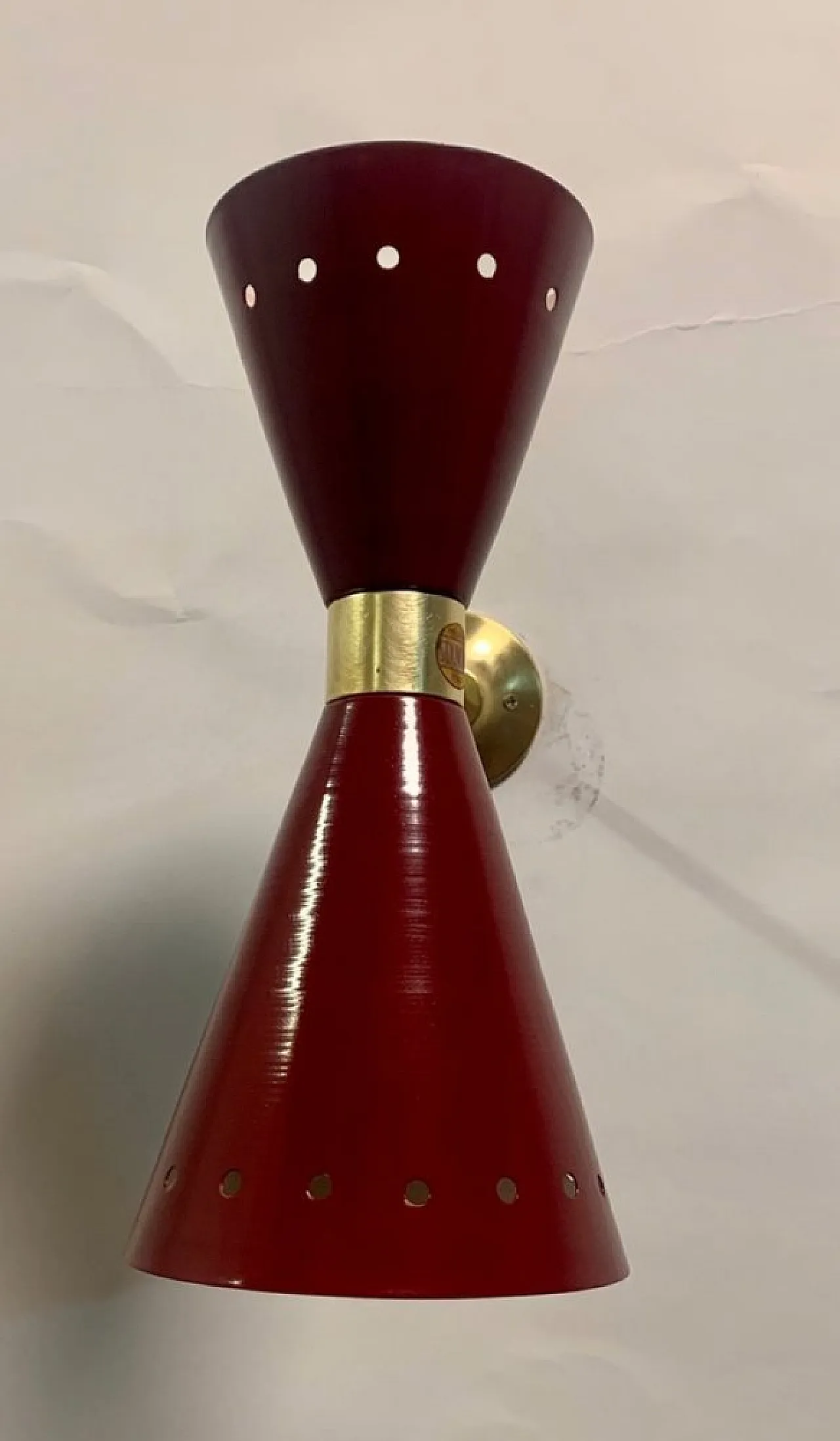 Lampada da parete modello Diablo di Stilnovo, anni '50 2