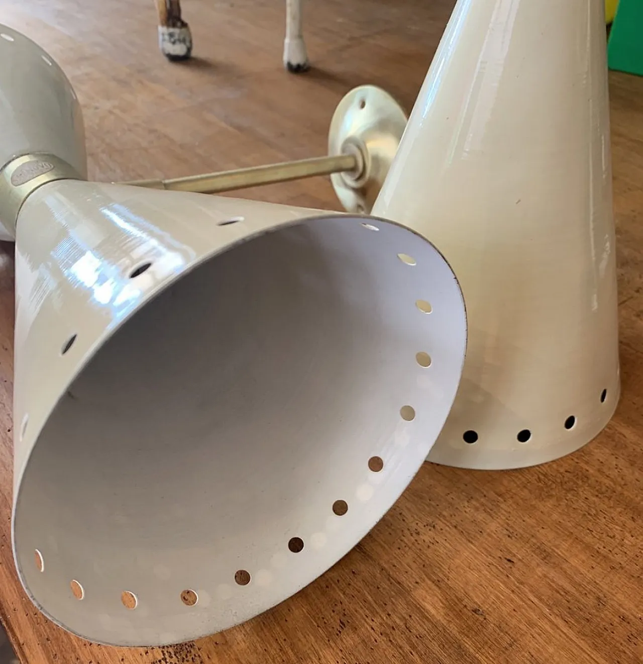 Lampada da parete modello Diablo di Stilnovo, anni '50 3