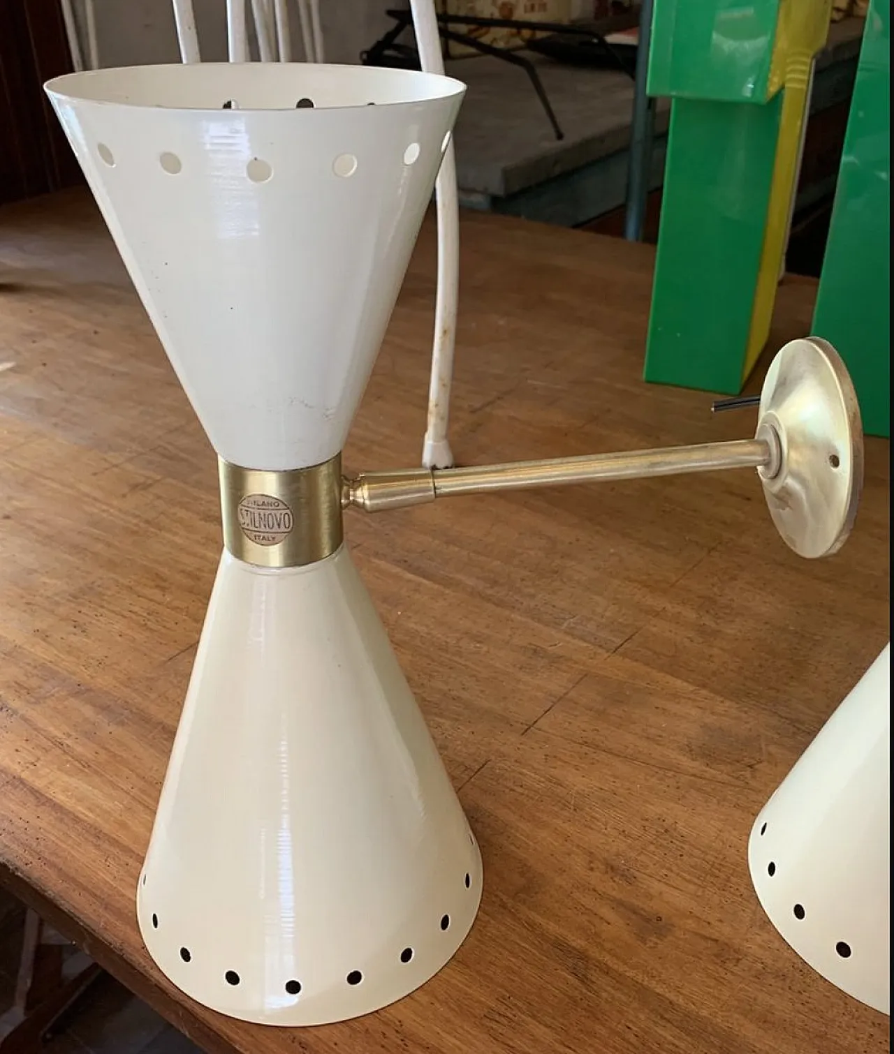 Lampada da parete modello Diablo di Stilnovo, anni '50 4