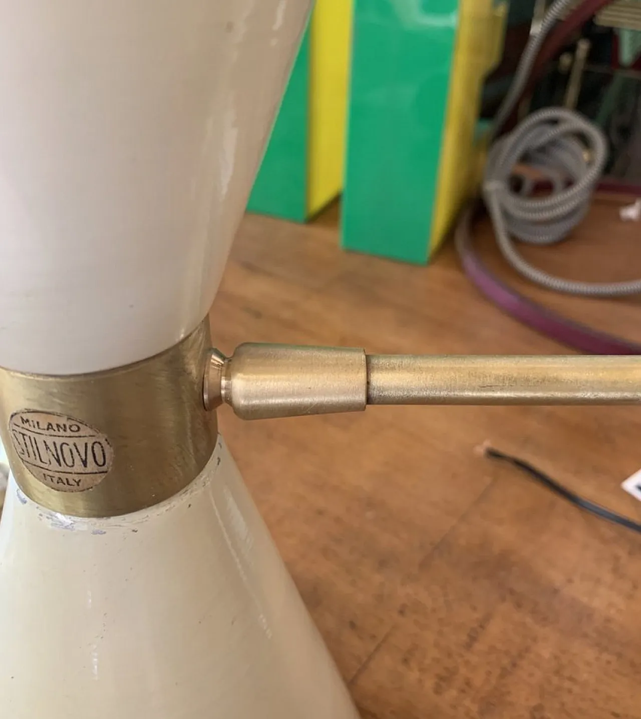 Lampada da parete modello Diablo di Stilnovo, anni '50 6