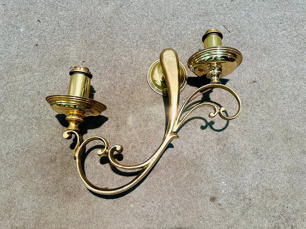 Lampade da parete in bronzo, inizio XX secolo, set di 2 1