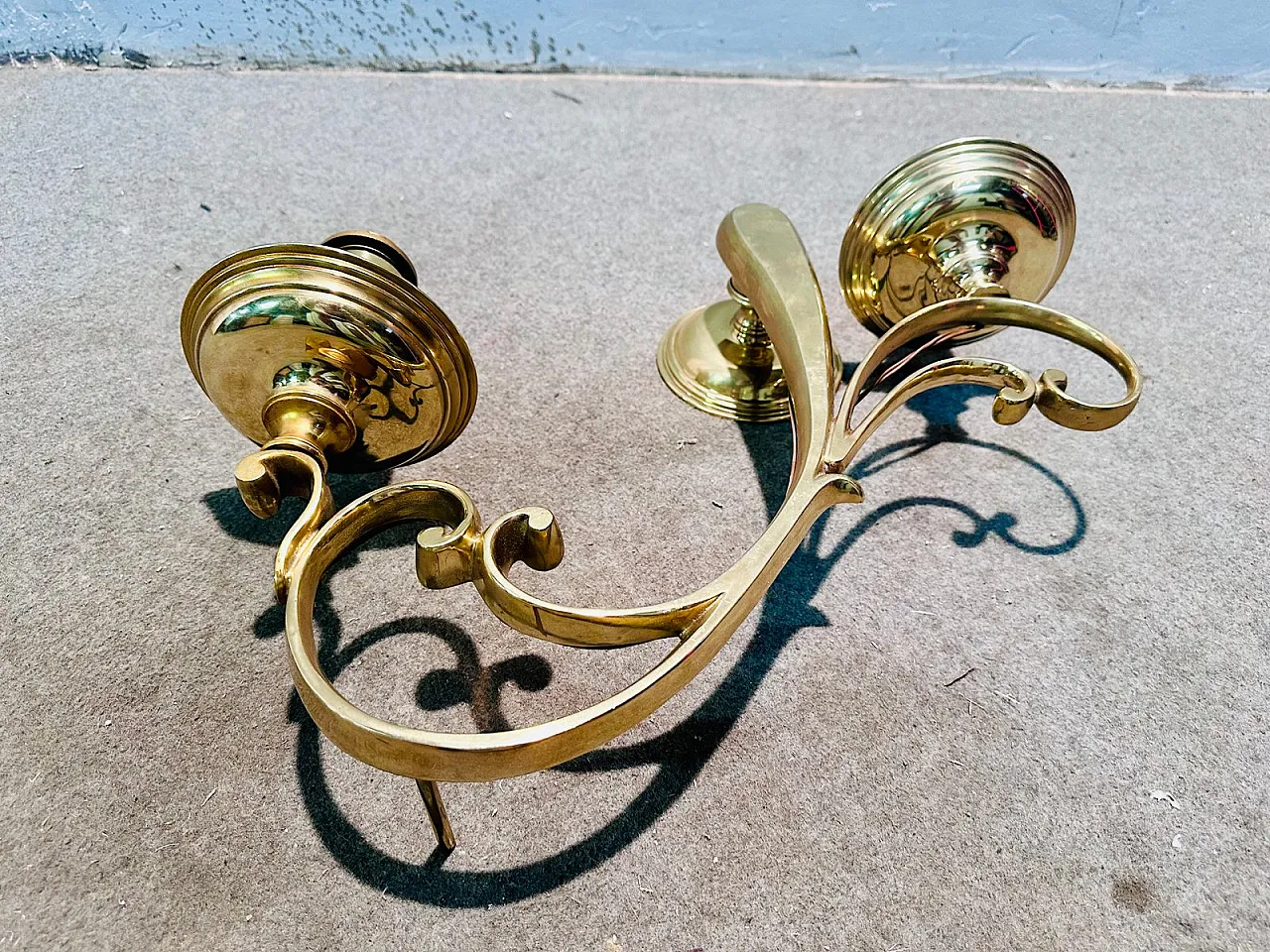 Lampade da parete in bronzo, inizio XX secolo, set di 2 2