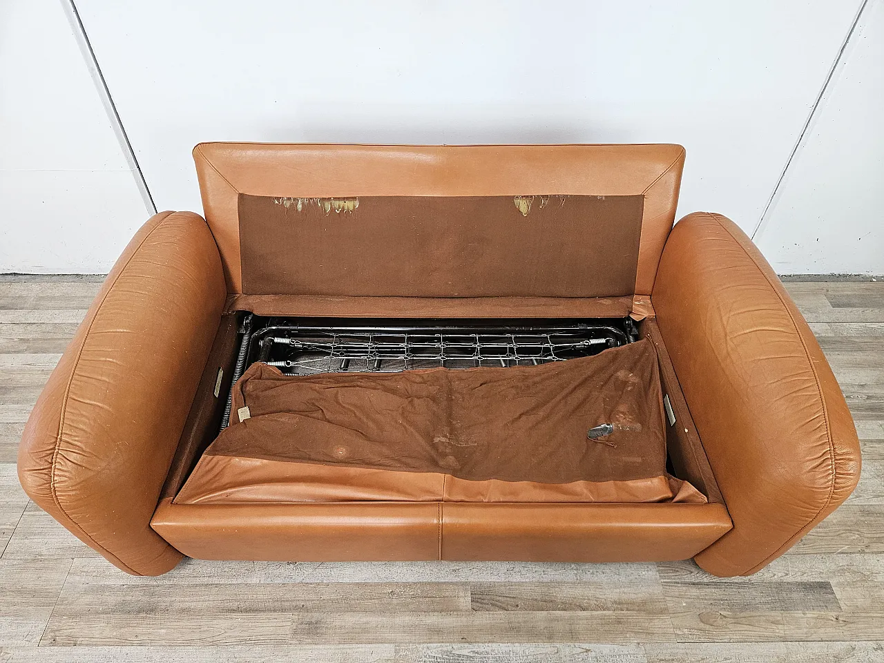 Divano letto due posti Piumotto di Arrigo Arrigoni per Busnelli, 1970 17